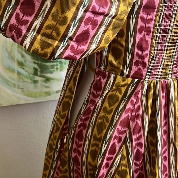 Hill House Matilda Dress Ikat topiary print small - Picture 8 of 16